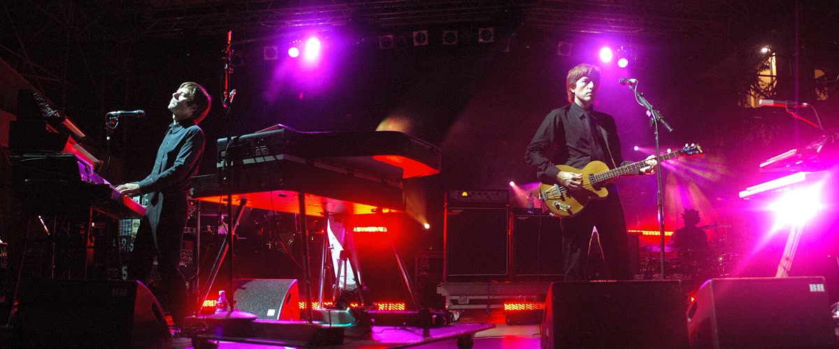Buy Air tickets on StubOrder French band AIR performing live on stage in Ferrara, Italy, 2004